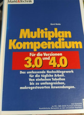 Heide Multiplan Kompendium 3.0 und 4.0 (Markt & Technik Buch 1985) Commodore