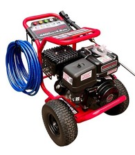 DeTec. Benzin Terassenreiniger Hochdruckreiniger 13 Ps Flächenreiniger 300 bar