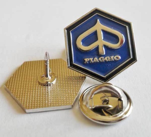Piaggio logo pin - logo, (mba