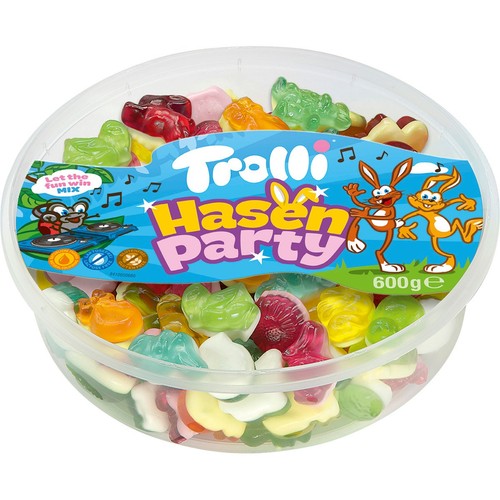 Trolli hasenparty fruchtgummis - trolli,