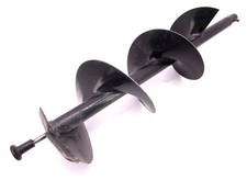 200mm Erdbohrer 20cm Ersatzbohrer Erdlochbohrer Pfahlbohrer Spiralbohrer 80cm