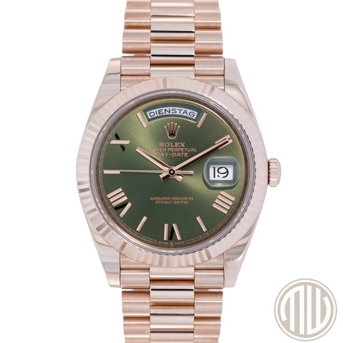 Rolex day date olive green - day-date,