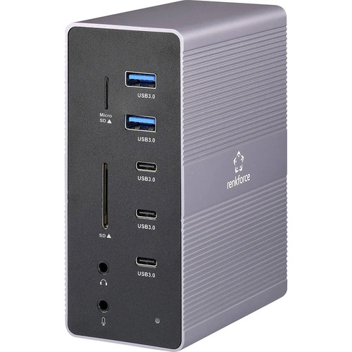 Renkforce usb dockingstation - usb-c,