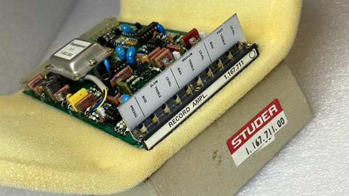Studer b67 record - record, amplifier