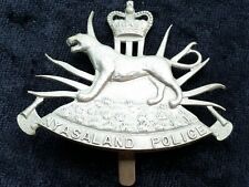 VERALTETES NICHT MEHR EXISTIERENDES NYASALAND POLIZEI MÜTZENABZEICHEN - HERSTELLER DOWLER BIRMINGHAM