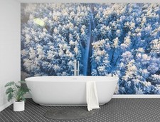 3D Winter Schnee Wald Q5690