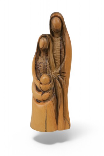 Olivenholz marienfigur - olivenholz,