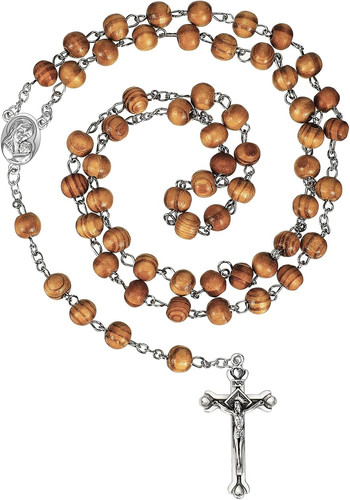 Holz rosenkranz schmuck taufe - rosenkranz,