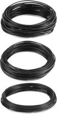 3er Set Bonsai Draht Eloxiertes Aluminium 10m Rollen 1mm 1,5mm 2mm flexibel