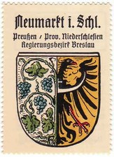 Neumarkt in Schlesien / Reklamemarke Kaffee Hag - Wappen - Ortswappen (2)