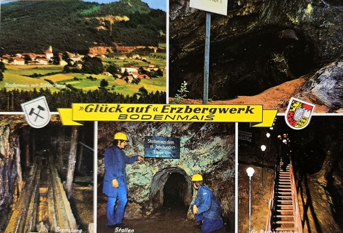 Bodenmais erzbergwerk - ak,