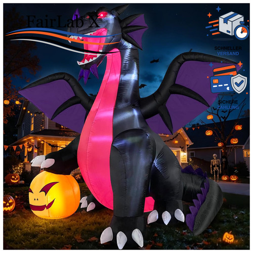 Aufblasbarer drache auf - aufblasbarer,