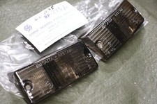 Blinker Glas Satz vorne Dunkel Vespa PX 80 125 150 200 Bosatta Indicator Lenses