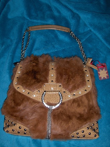 Tasche pelz handtasche - pelz,