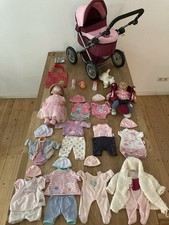 2 x Baby Born Puppenwagen Puppenkleidung Puppensachen Kinderwagen