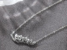 Silberne 3 Eulen-Anhänger