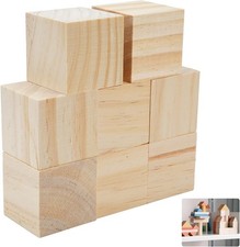 Holzwuerfel 8 Stück 50x50x50