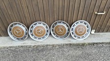 Mercedes Radkappen Braun Oldtimer  set aus 4 stk.