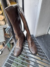 TAMARIS Lederstiefel budapester Art, Gr. 38, braun