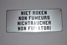 Altes Blechschild Eisenbahn,Nichtraucher,Mitropa,Partykeller,Deko,Geschenk,Antik