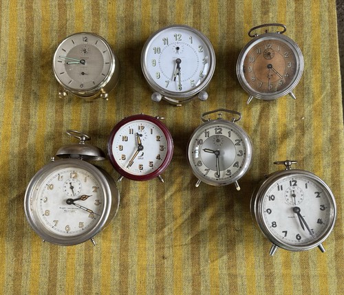 Konvolut vintage reisewecker - 7,
