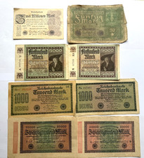 Inflationsgeld Deutsches Reich Notgeld Notgeldscheine 1919-1923 Konvolut /P1596