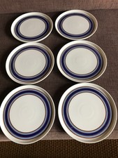 VOHENSTRAUSS Johann Seltmann, 6 FRÜHSTÜCKSTELLER / Kuchenteller 1970er TOPZUST.