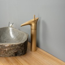Wasserfall armatur gold - wasserfall,