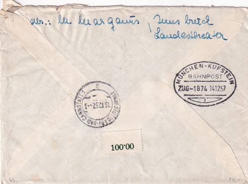 Bahnpost münchen kufstein - bahnpost,