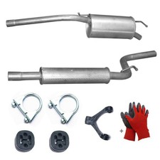 Auspuff ab KAT  2xSchellen