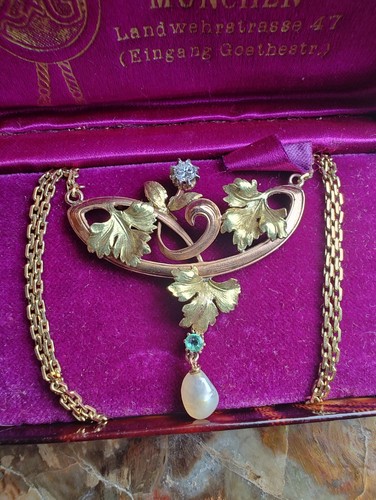 Antikes jugendstil collier - jugendstil,