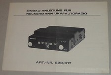 Einbauanleitung Neckermann