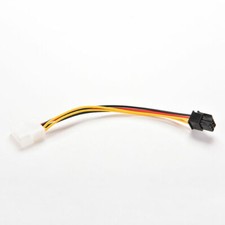 6 pin PCIe auf 4 pin Molex Grafikkarte Stromkabel PCIe Stromadapter Kabel PC
