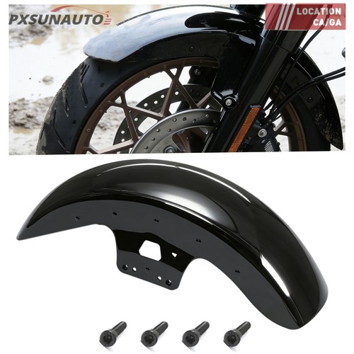 Black front fender - black, for