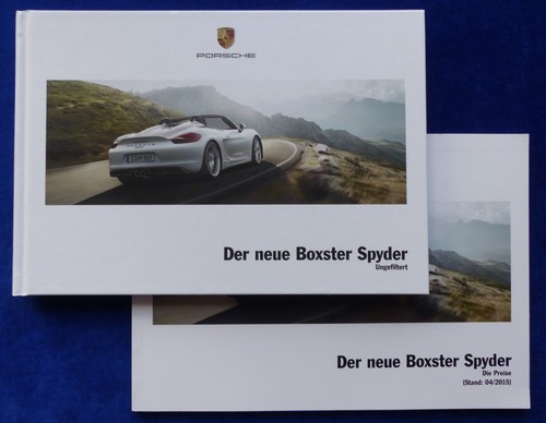 Porsche boxster spyder typ 981 - porsche,