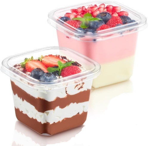 Plastik dessertbecher mit - plastik-dessertbecher,
