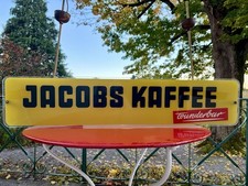 Reklameleuchte Jacobs Kaffee wunderbar