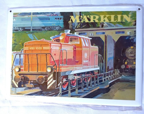Märklin blechschild v60 1009 - v60,