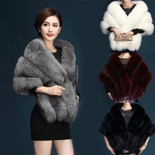 Pelz-Cape Brautcape Poncho