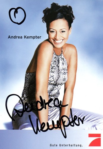 Autogramm andrea kempter - -,