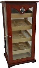Humidorschrank 4 Schubladen Seiten und Tür Glas humidor schrank cutter inklusive