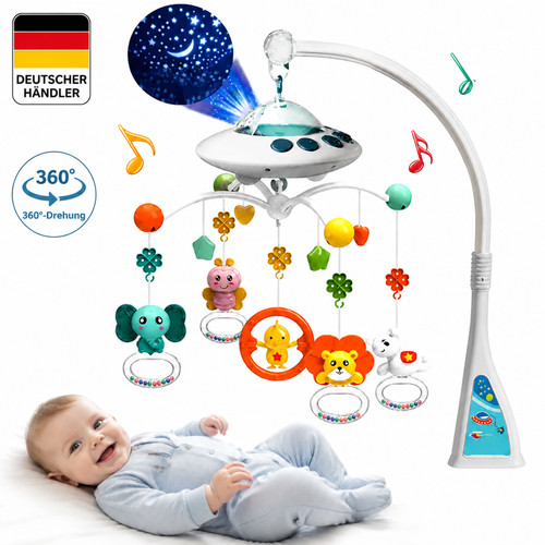 Kinderbett mobile mit - mobile, licht