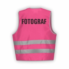 FOTOGRAF Warnweste | Signalweste | Sicherheitsweste nach DIN ISO 20471