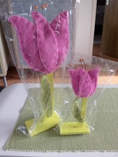 Deko Tulpen Blume Filz /Holz