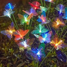 2 Stück LED RGB Solarlampen