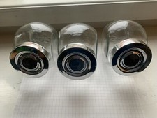 3 kleine Bonbonnieren (fürs Puppenhaus?) aus Glas mit Schraubdeckel von IKEA