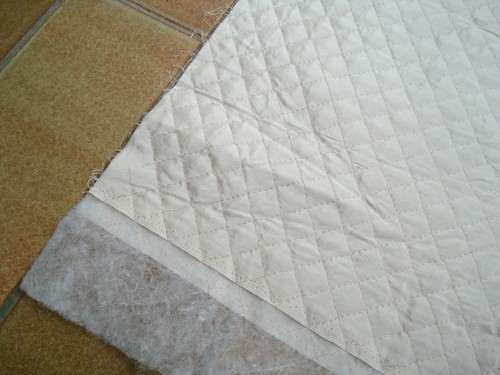 Stoff steppstoff beige 140 - 140, cm