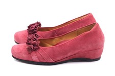 Naot Theresia M. Pumps EUR 40 UK 7 H Rot Echt Leder Wildleder Damenschuhe