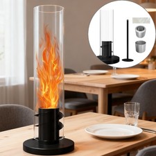 Tischkamin Tornado Flamme Tischfeuer Dekokamin für Garten mit Löschwerkzeug