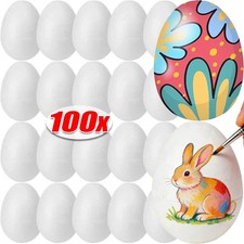 Weiße Schaumstoff-Eier